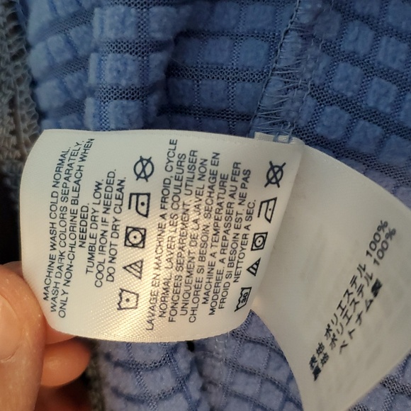 Lands End Outfitters Soft Shell Navy Blue Full Zip Jacket S - Picture 13 of 13